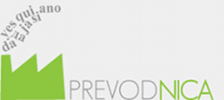 Trenutni logotip Prevodnice v zeleni barvi