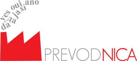 Starejši logotip Prevodnice v rdeči barvi
